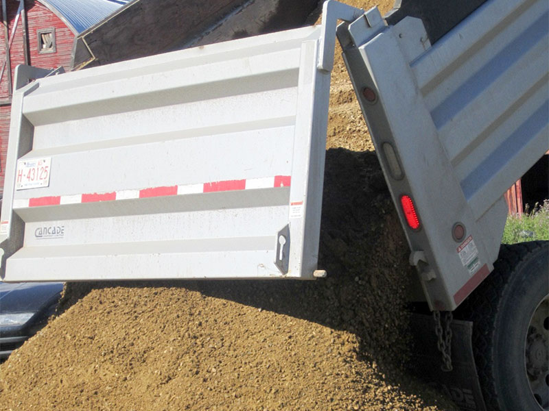 Sóder, homok szállítás